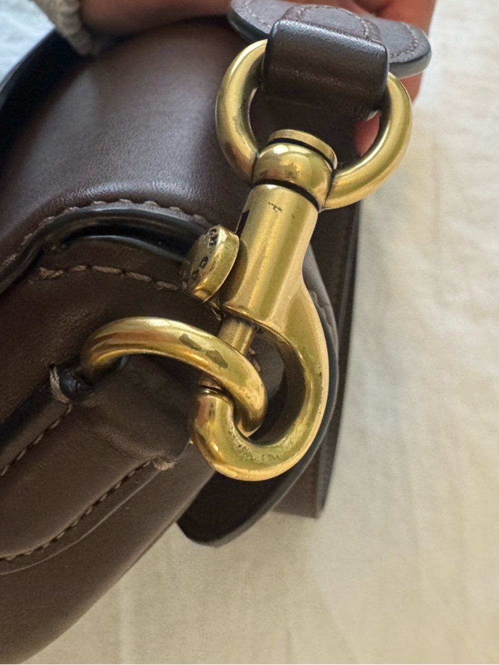 Coach Emmy 23 Saddle Bag in Maple - Picture 10 of 14